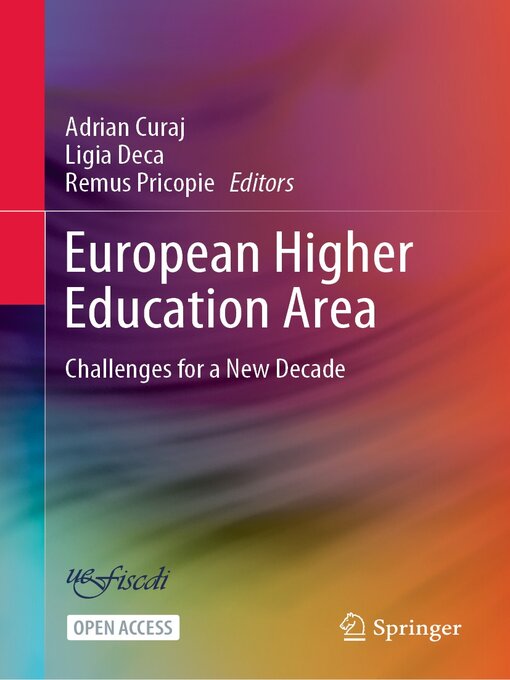 Title details for European Higher Education Area by Adrian Curaj - Available